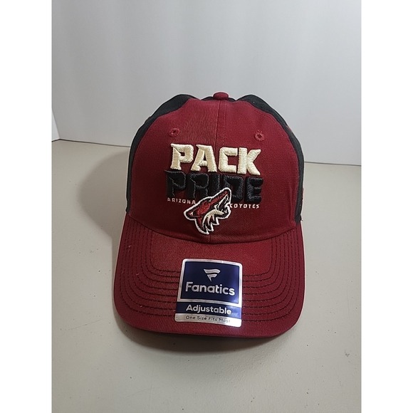 Fanatics Other - Fanatics Phoenix Coyotes Hat Cap Adjustable Strapback NHL  New Red Pack Pride
